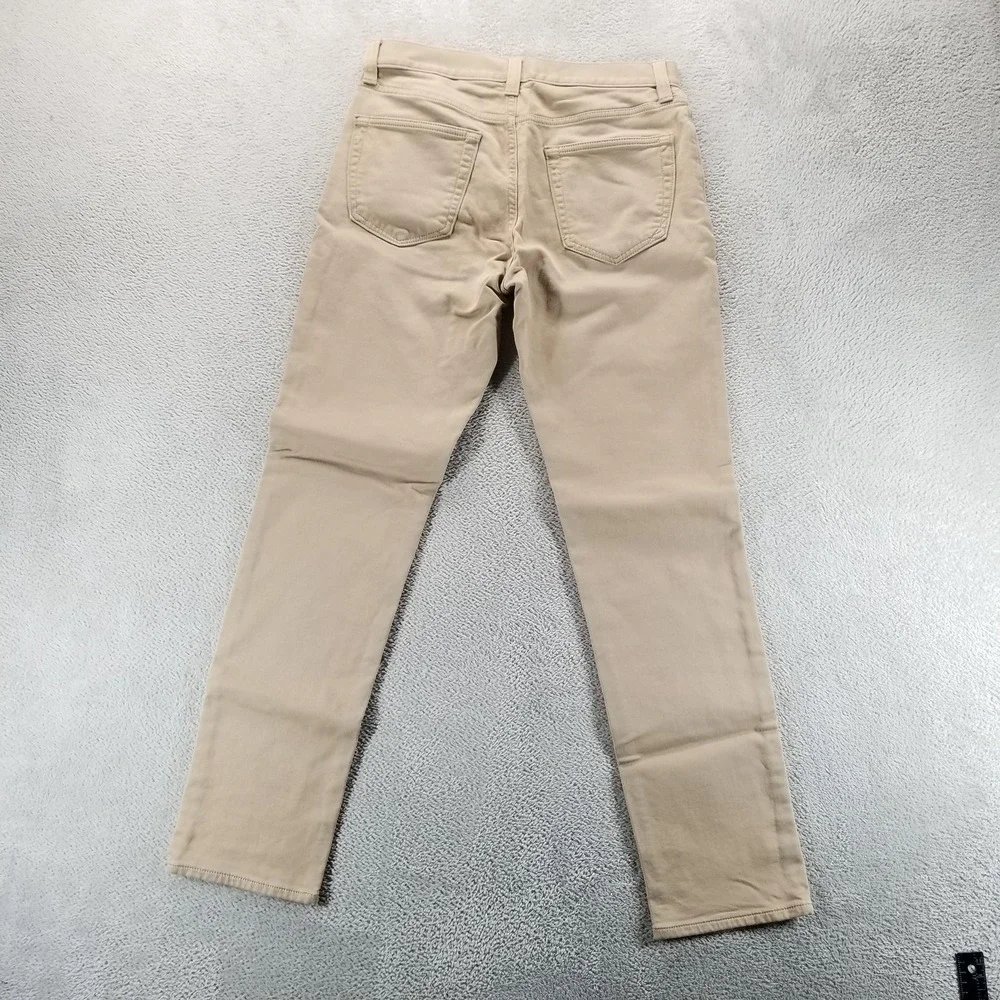 Banana Republic Jeans Mens 30x32‎ Beige Traveler Slim Fit Straight Stretch Denim